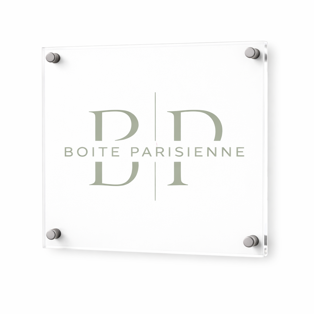 Plaque murale en acrylique