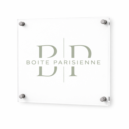 Plaque murale en acrylique