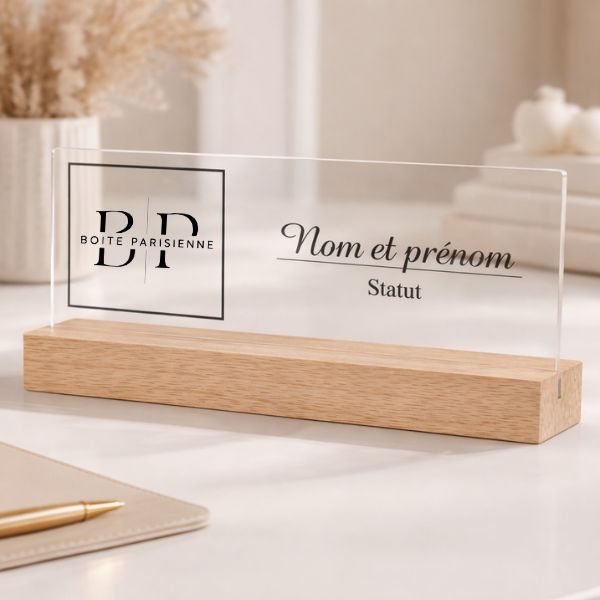 Plaques d'identification personnalisées
